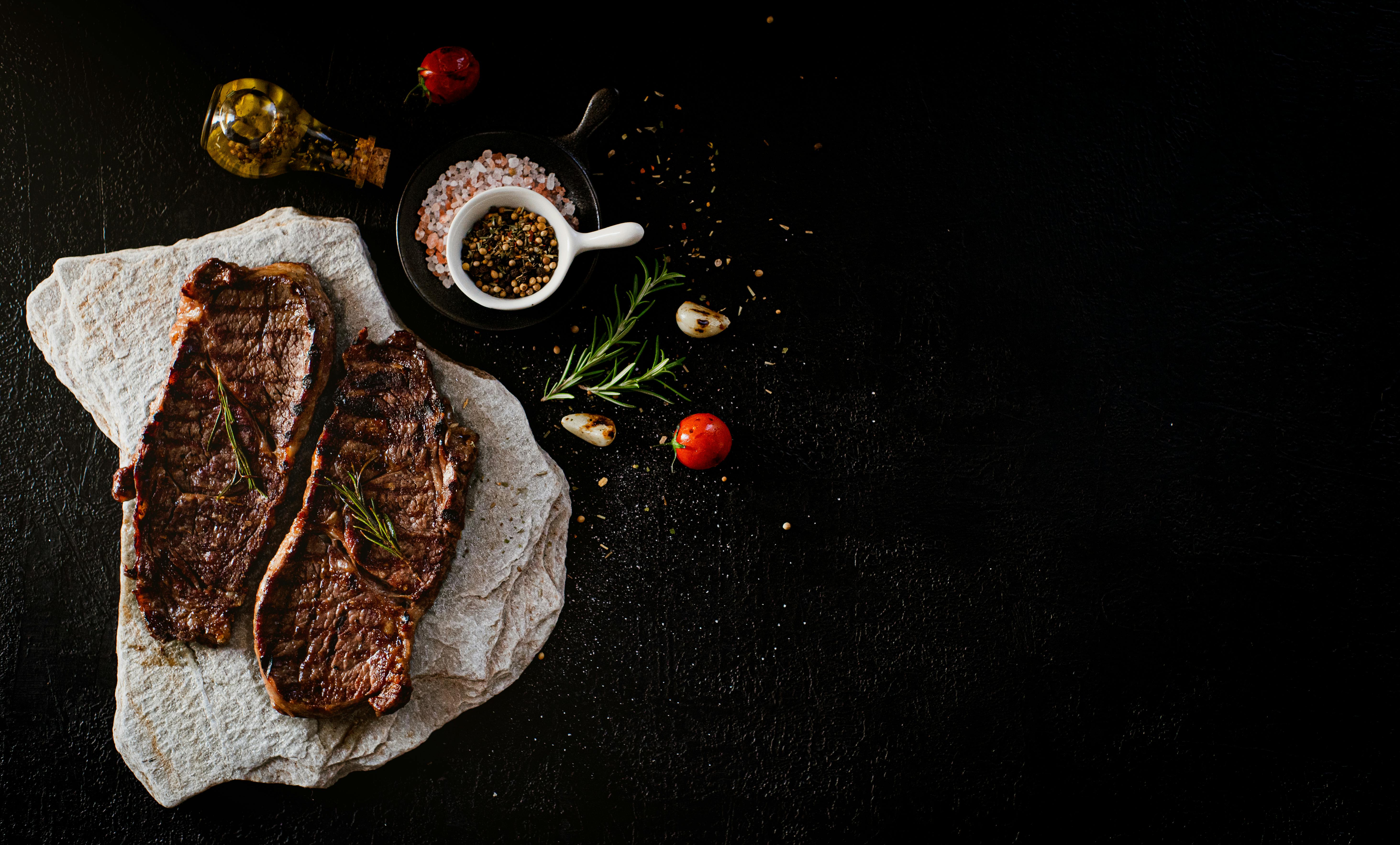 Premium meat selection
